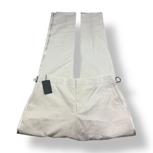 John Varvatos Tuxedo Pants with Straps Cream Size 36x39 JVD356EFZA NWT